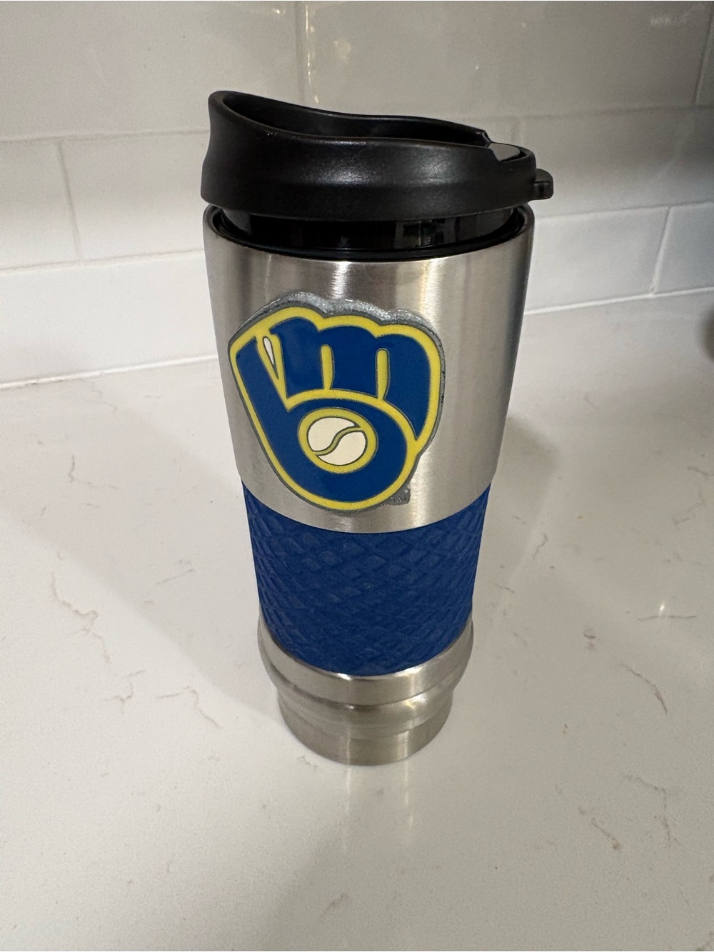 Milwaukee Brewers Stainless Steel Travel Mug